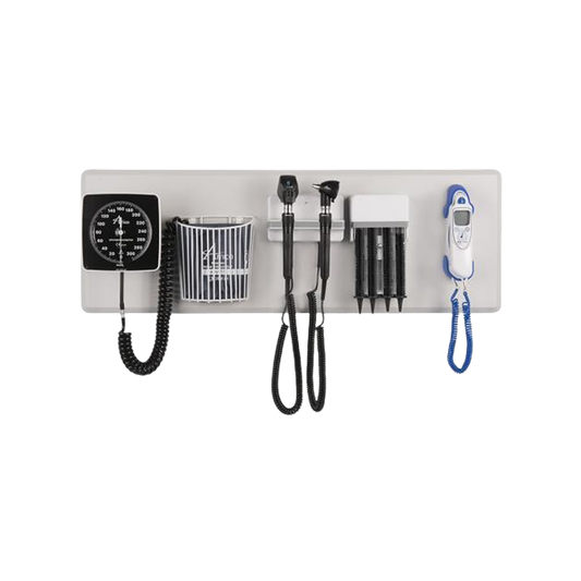 Amico DS-ULG-CLFL-DAI โ Oph & Oto LED, Disp, Aneroid BP, Adult Cuff, IR Therm, Wall Board
