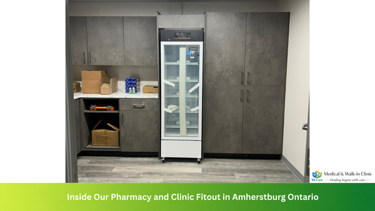 Equipping SV Care Medical & Walk-In Clinic: A Complete Pharmacy and Clinic Fit-Out in Amherstburg, Ontario