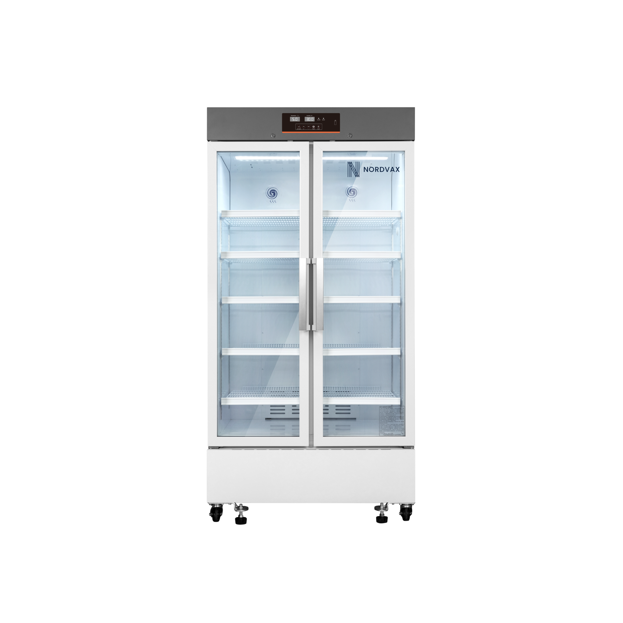NordVax NOR-5L756 (26.700 Cu.Ft) Double Door  Vaccine/Medical Refrigerator