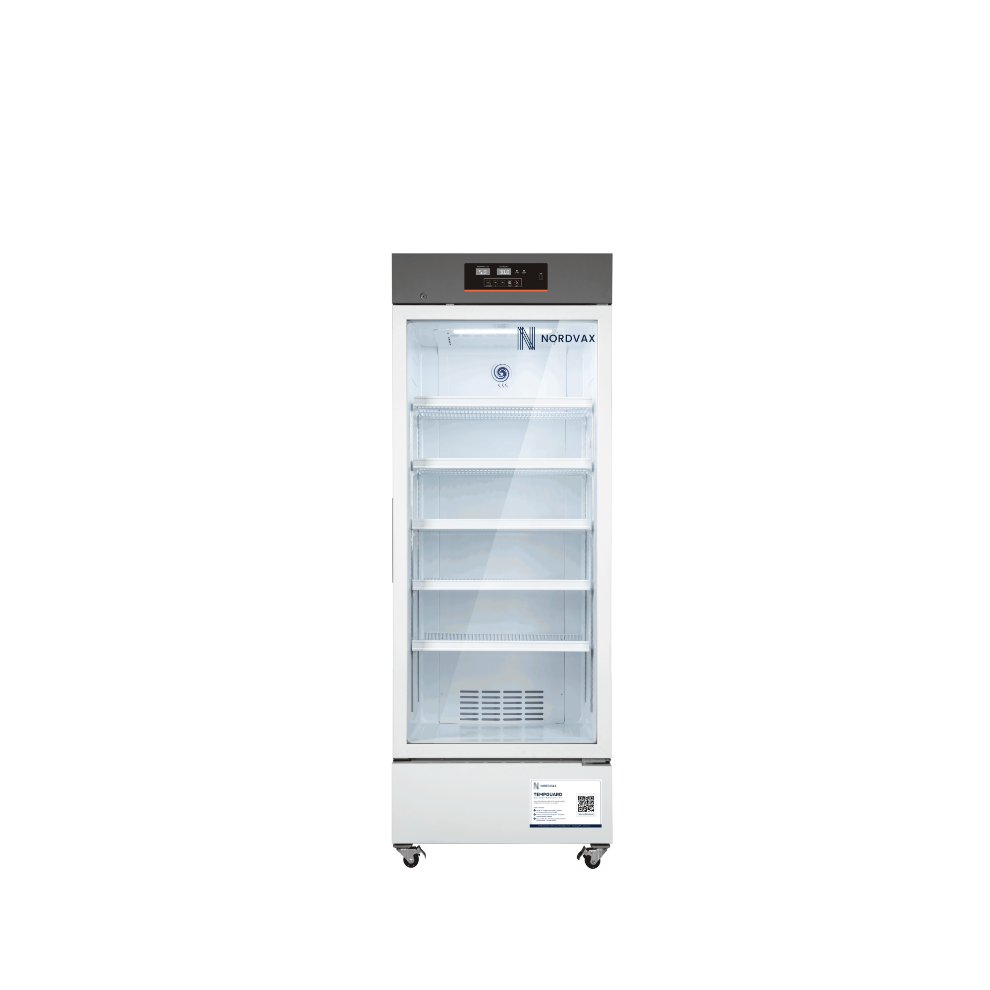 NordVax NOR-5L316TG · TempGuard Medical Refrigerator with Built-in 10+ Hours UPS — 11.16 cu ft