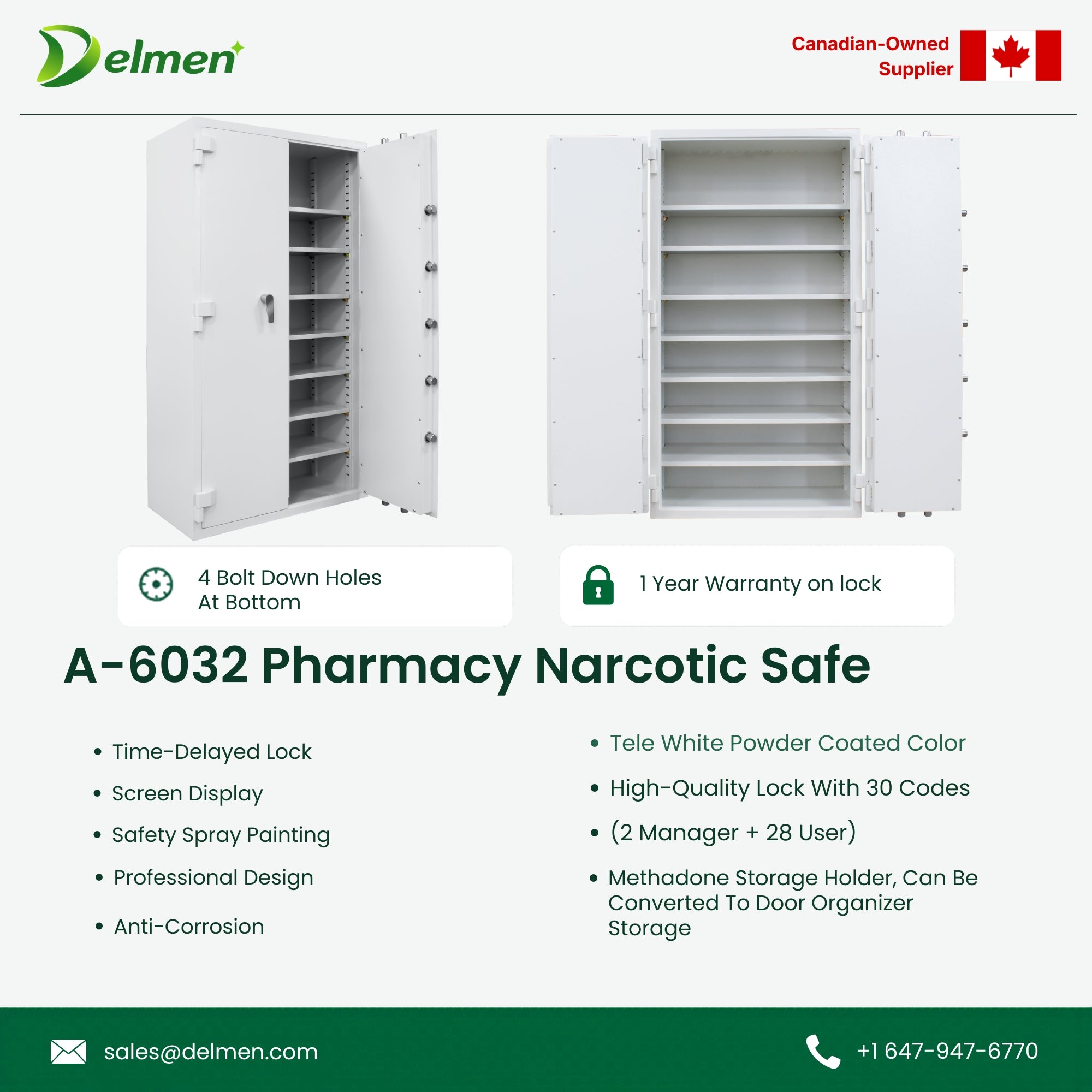 Pharmacy Narcotic Safe A-6032