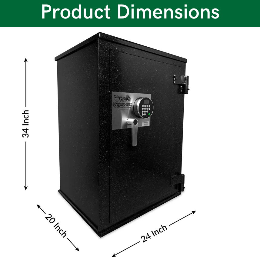 Strong-Box B-3424-R4 Pharmacy Safe with Delay Lock