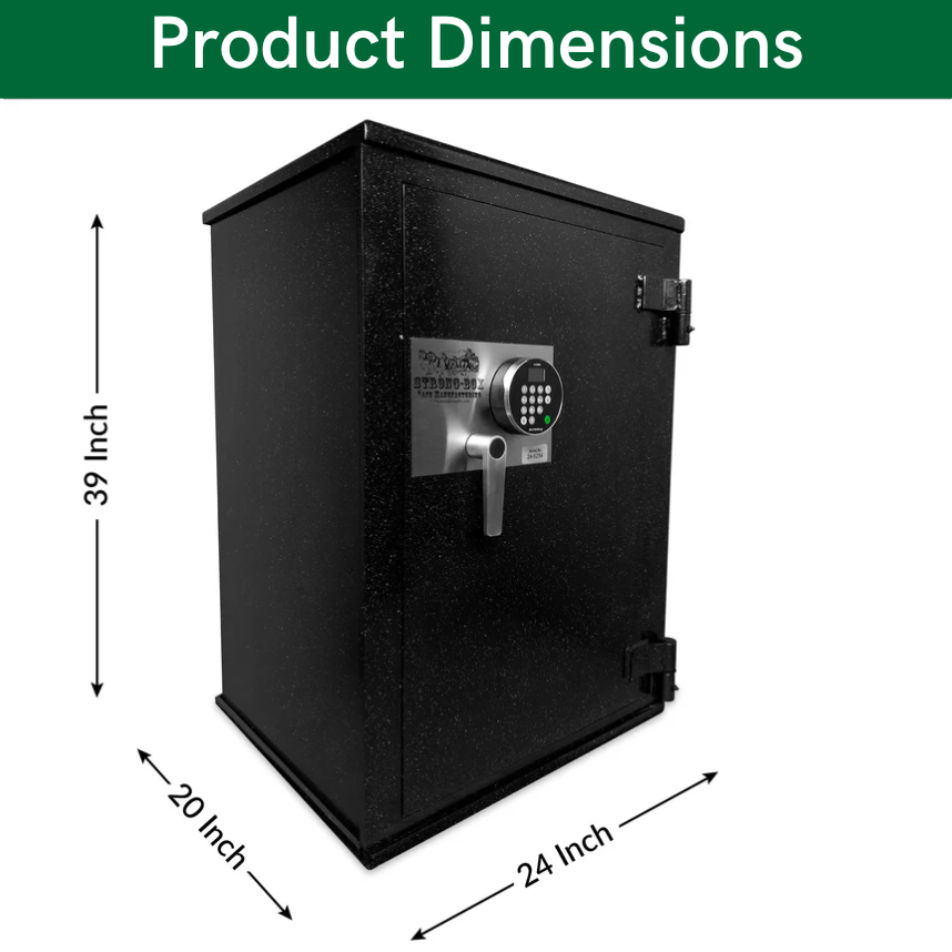 Strong-Box B-3924-R5 Pharmacy Safe with Delay Lock