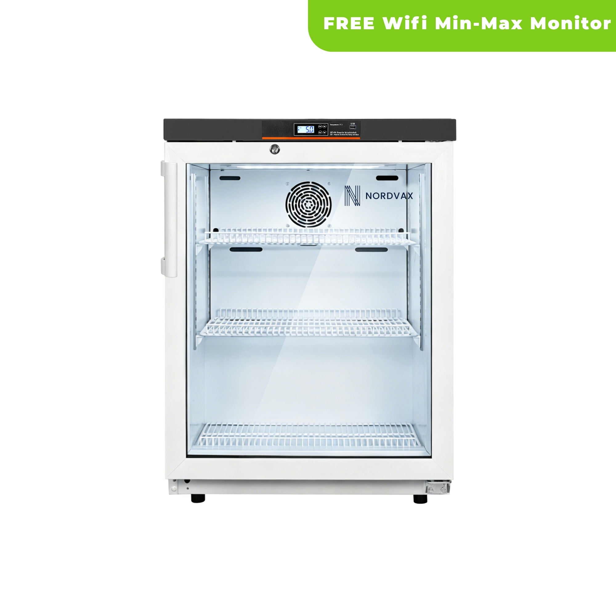 NordVax NOR-5L126 (5.16 Cu.ft) Undercounter Vaccine/Medical Refrigerator