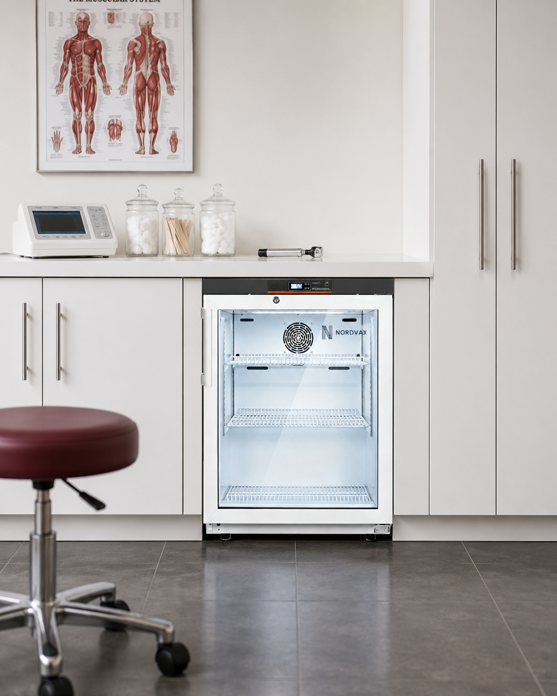 NordVax NOR-5L126 (4.45 Cu.ft) Undercounter Vaccine/Medical Refrigerator
